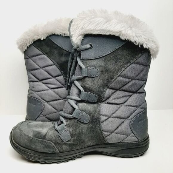 COLUMBIA Ice Maiden ll Lace-up Snow Winter Boots Waterproof Insulated Sz 7.5 - Picture 13 of 15